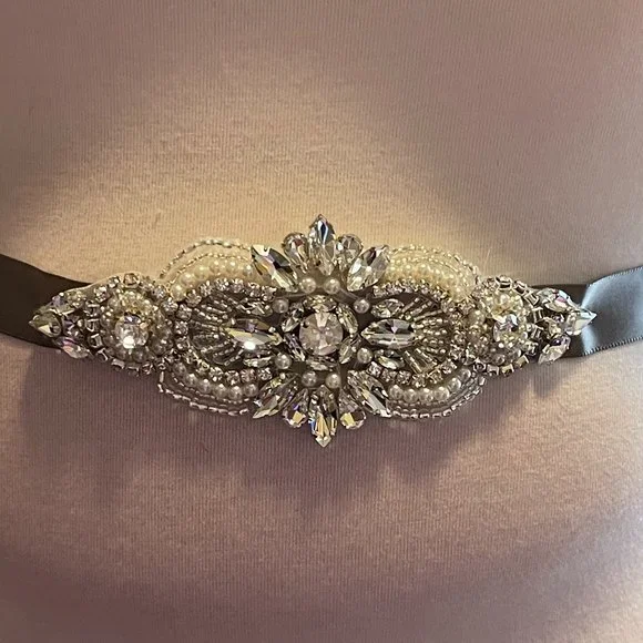 Hand Crafted | Accessories | Nwot Hand Crafted Gray Satin 